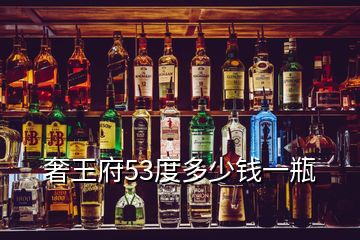 奢王府53度多少錢(qián)一瓶