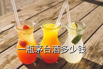 一瓶茅臺(tái)酒多少錢