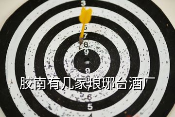 膠南有幾家瑯琊臺酒廠