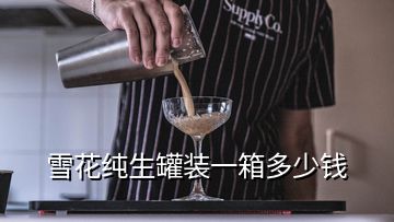 雪花純生罐裝一箱多少錢(qián)