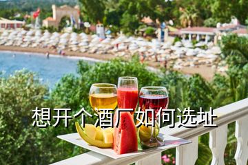 想開(kāi)個(gè)酒廠如何選址