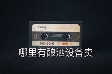 哪里有釀灑設備賣