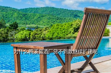 為什么鴨溪窖酒廠貸不到款繼續(xù)擴建呢