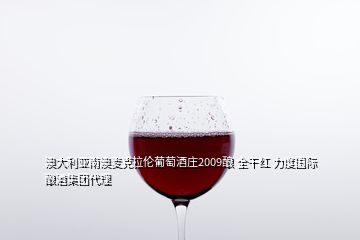 澳大利亞南澳麥克拉倫葡萄酒莊2009釀 全干紅 力度國際釀酒集團(tuán)代理