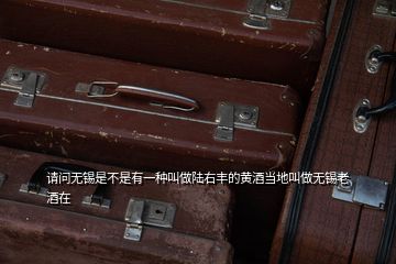 請問無錫是不是有一種叫做陸右豐的黃酒當(dāng)?shù)亟凶鰺o錫老酒在