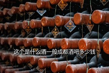 這個(gè)是什么酒一般成都酒吧多少錢