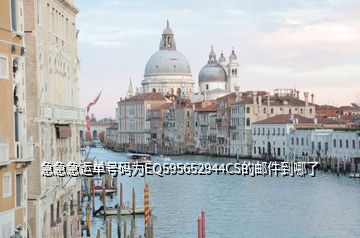急急急運單號碼為EQ595652944CS的郵件到哪了
