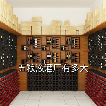 五糧液酒廠有多大