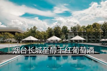 煙臺長城至醇干紅葡萄酒
