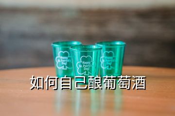 如何自己釀葡萄酒