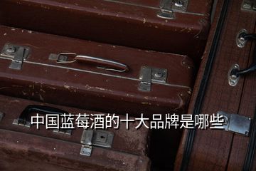 中國藍莓酒的十大品牌是哪些