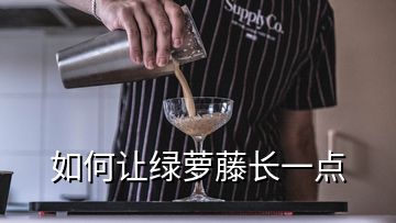 如何讓綠蘿藤長一點(diǎn)