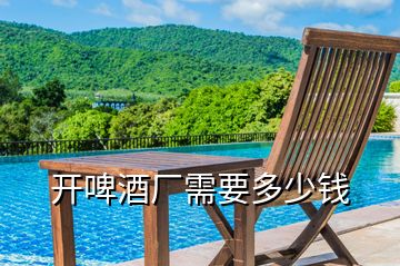 開(kāi)啤酒廠需要多少錢(qián)