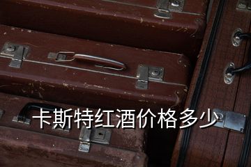 卡斯特紅酒價(jià)格多少