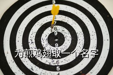 為煎雞翅取一個名字