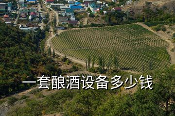 一套釀酒設(shè)備多少錢