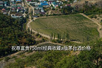 祝尊富貴750ml經(jīng)典收藏a版茅臺(tái)酒價(jià)格