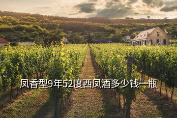 鳳香型9年52度西鳳酒多少錢(qián)一瓶