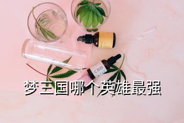 夢三國哪個英雄最強