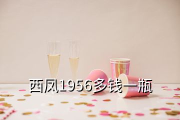 西鳳1956多錢(qián)一瓶