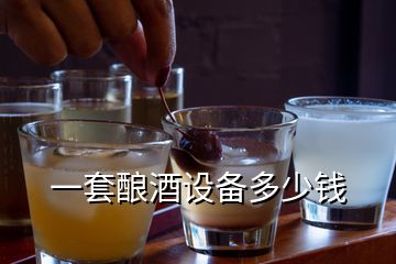 一套釀酒設備多少錢