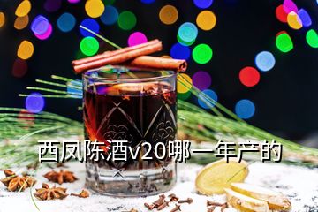西鳳陳酒v20哪一年產的