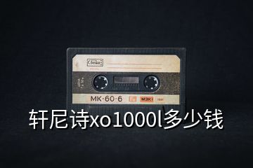 軒尼詩xo1000l多少錢