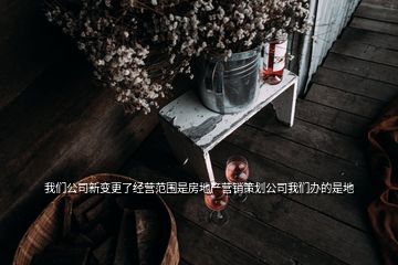 我們公司新變更了經(jīng)營范圍是房地產(chǎn)營銷策劃公司我們辦的是地
