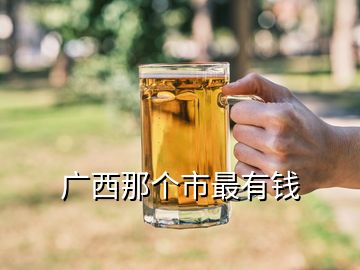 廣西那個(gè)市最有錢