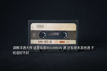 請教洋酒大師 這里有瓶BOURBON 酒 還有很多其他酒 不知道好不好