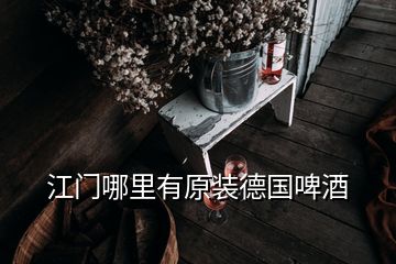 江門哪里有原裝德國啤酒
