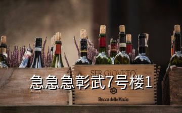 急急急彰武7號(hào)樓1