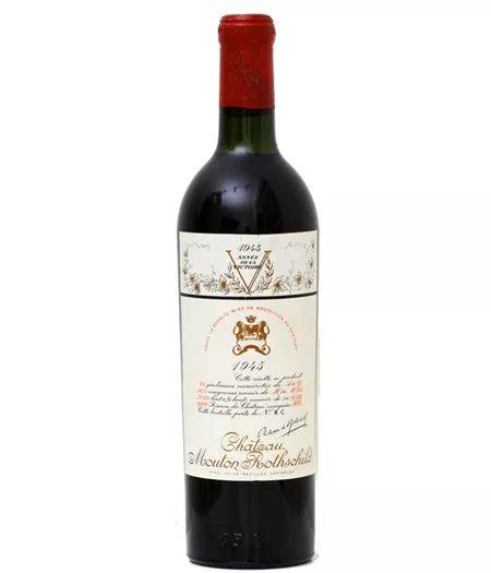 1945年木桐酒莊紅葡萄酒:全球僅存極少數(shù)量，是值得收藏的珍品
